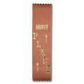9TH Place 2"x8" Stock Lapel Award Ribbon (Pinked)